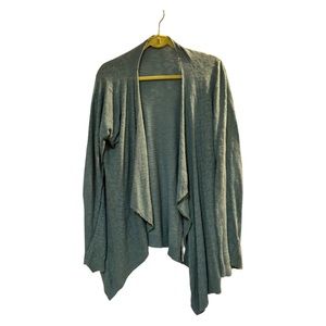 Zadig & Voltaire green draped cardigan small holes size medium